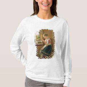 T-shirt Bagas da casca da menina, 1880