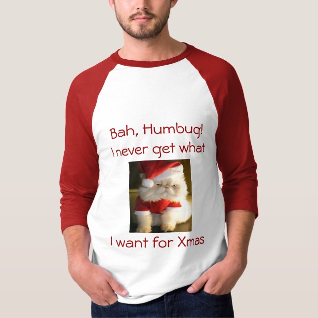 T-shirt Bah Humbug (Frente)