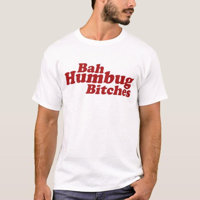 T-shirt Bah Humbug (Frente)