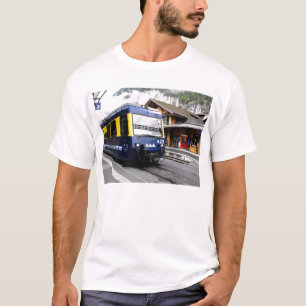 T-shirt Bahn de Berner Oberland na suiça