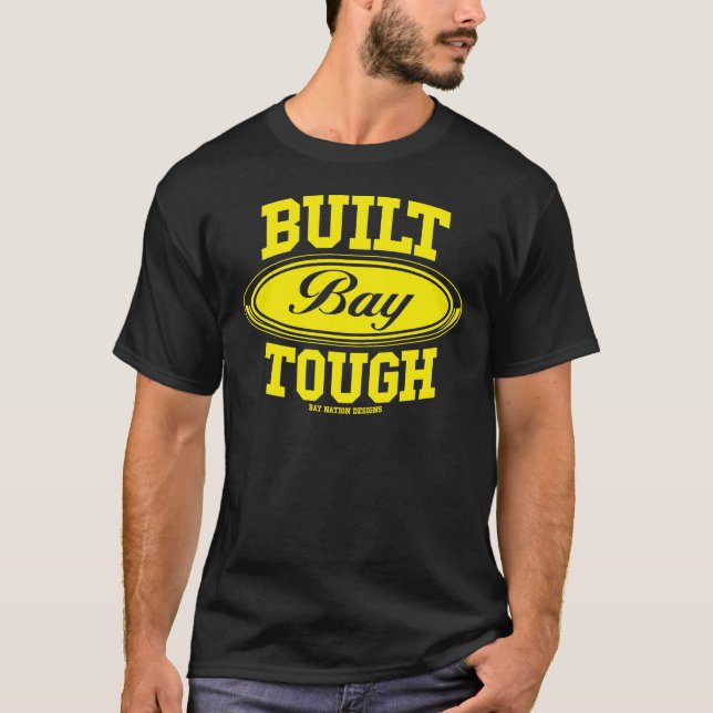 T-shirt Baía construída resistente - amarelo (Frente)