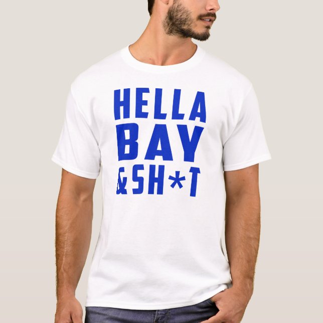 T-shirt Baía de Hella (azul) (Frente)