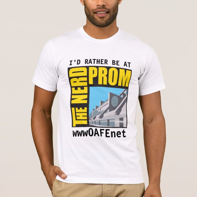 T-shirt Baile de formatura do nerd (Frente)