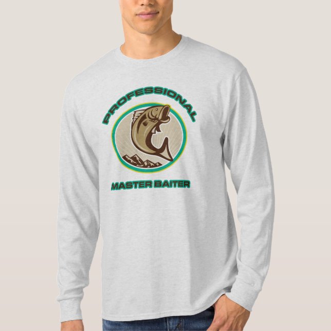 T-shirt Baiter mestre profissional (Frente)