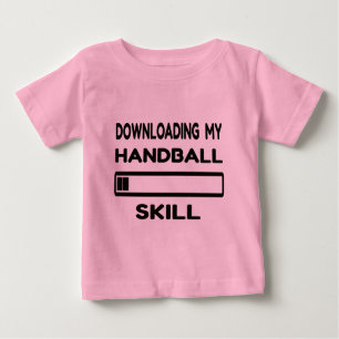 T-shirt Baixando minha habilidade de Handball