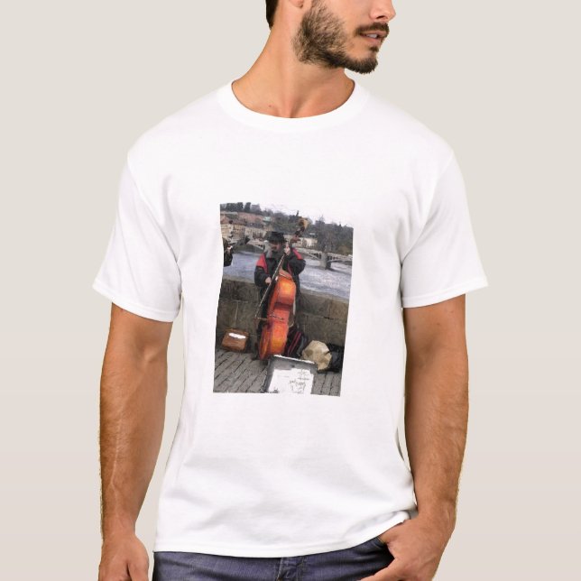 T-shirt Baixista de Praga (Frente)