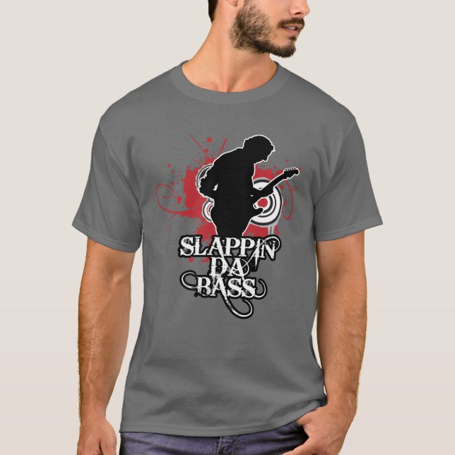 T-shirt Baixo de Slappin a Dinamarca (Frente)