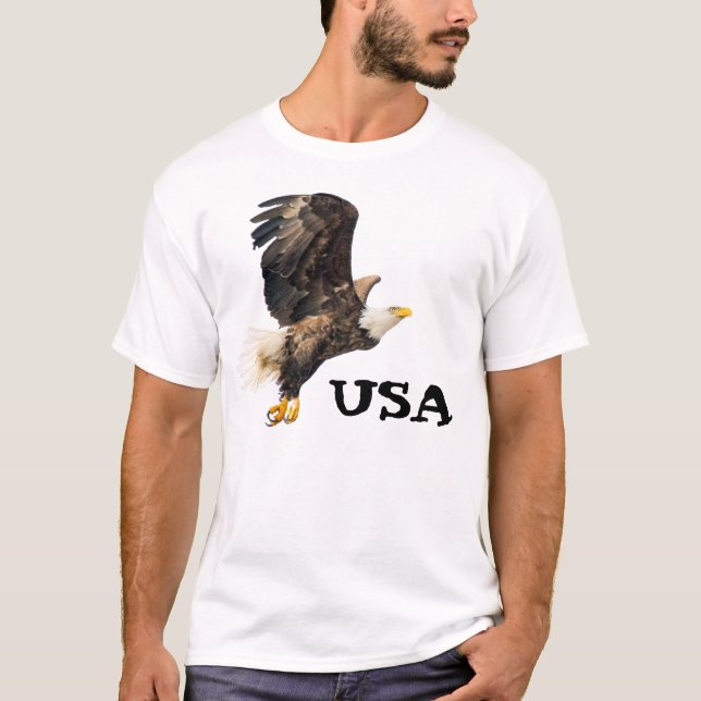 T-shirt Bald Eagle Vê O Seu Prêmio (Frente)