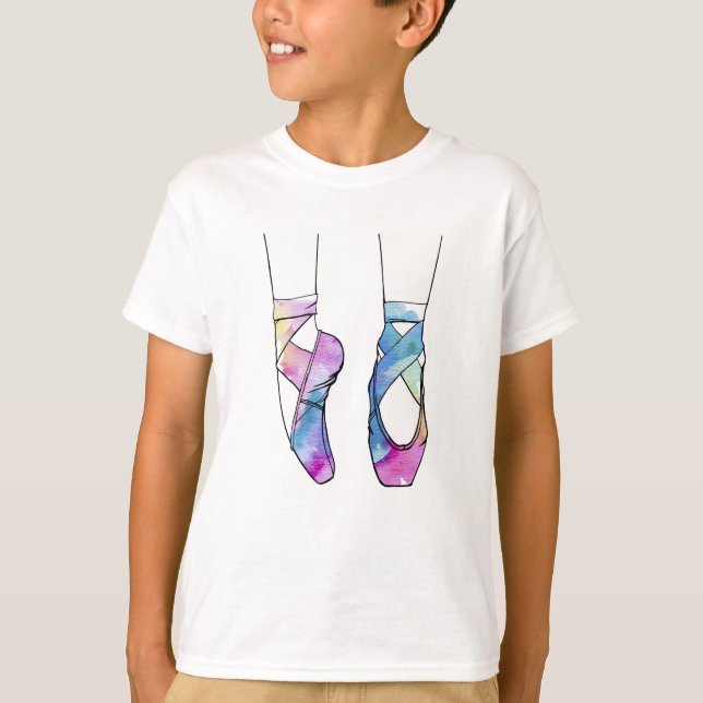 T-shirt Balé Ballerina Cute (Frente)