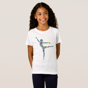 T-shirt Balé Ballerina Dancer Amantes Novelty Gift TSirt