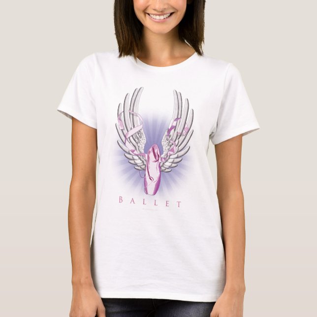 T-shirt Balé voado (dança) (Frente)