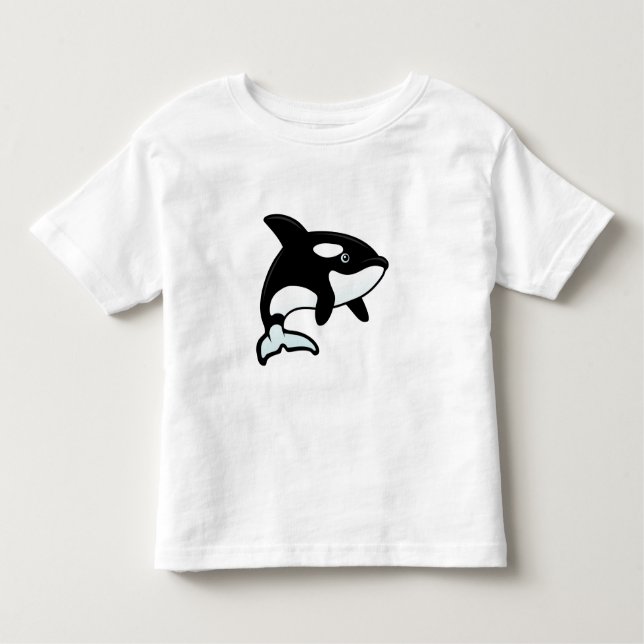 T-shirt Baleia bonito da orca/assassino (Frente)