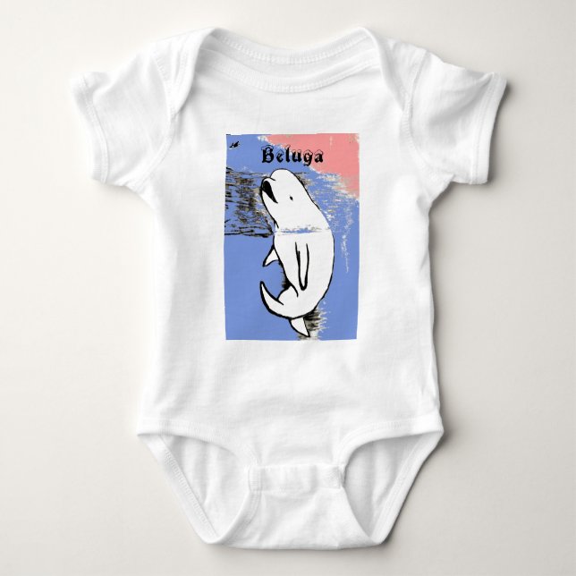 T-shirt Baleia da beluga (Frente)