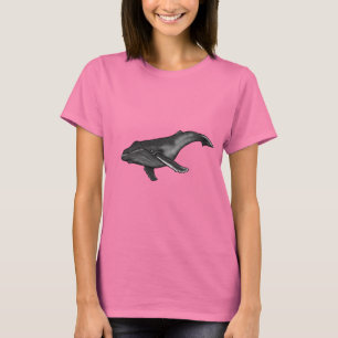 T-shirt baleia de humpback