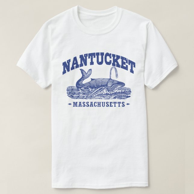 T-shirt Baleia Nantucket (Frente do Design)