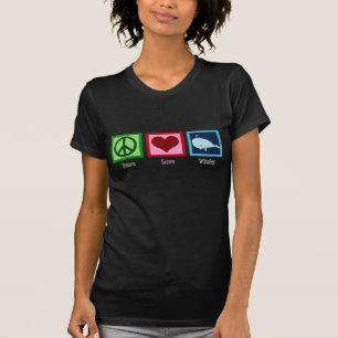 T-shirt Baleias do amor da paz