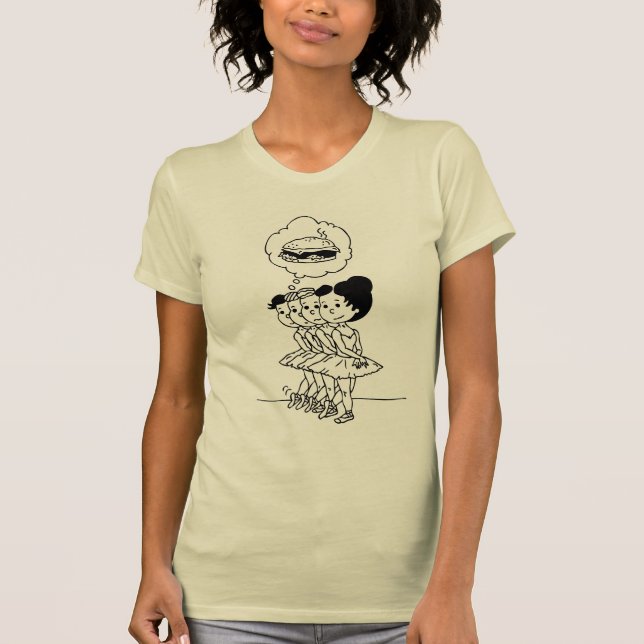 T-shirt Ballerinas ele the estágio (Frente)