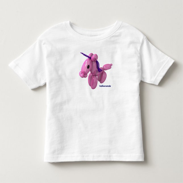 T-shirt Balloonimals Maggie o unicórnio! (Frente)