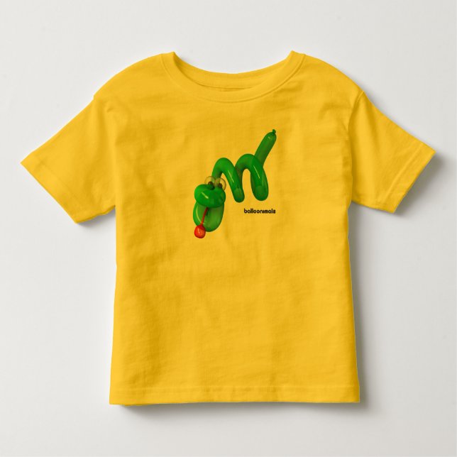 T-shirt Balloonimals Squiggly o cobra! (Frente)