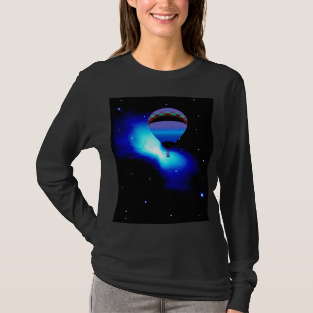 T-shirt Ballooning com estrelas (Frente)