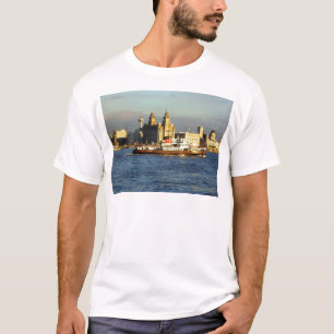 T-shirt Balsa de Mersey & beira-rio de Liverpool