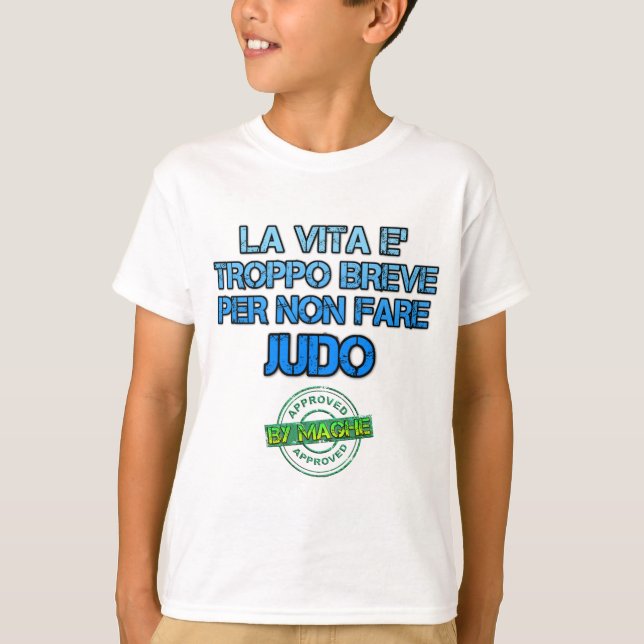 T-Shirt Bambini Judoka Italiani (Frente)