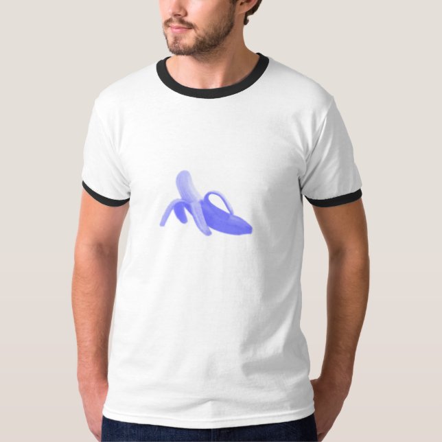 T-shirt Banana azul grande (Frente)