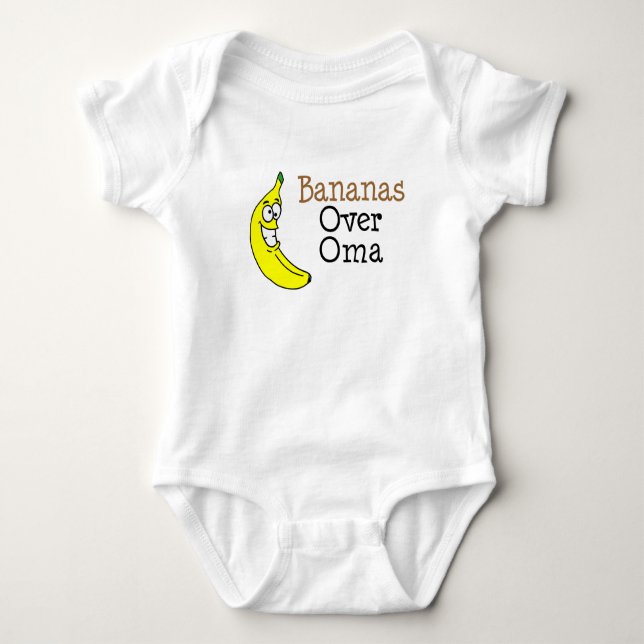 T-shirt Bananas Sobre Oma (Frente)