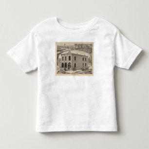 T-shirt Banco das penas, residências do Huff, penas,