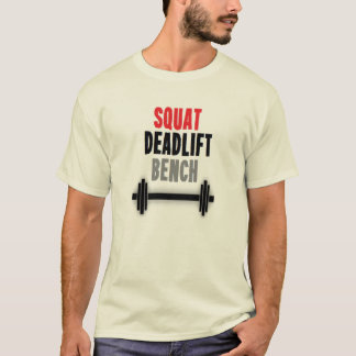 T-shirt Banco de Deadlift da ocupa