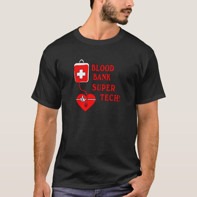 T-SHIRT BANCO DE SANGUE SUPER TECH (Frente)