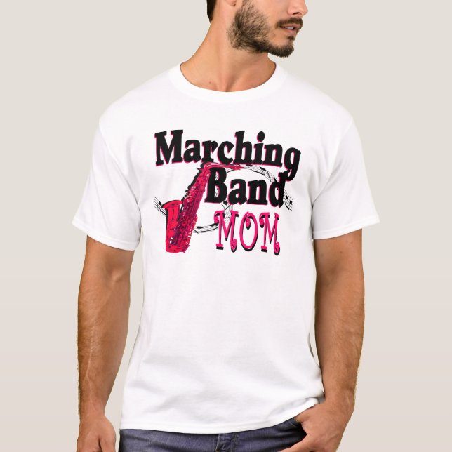T-shirt Banda de Marche Mãe/ Saxofone (Frente)