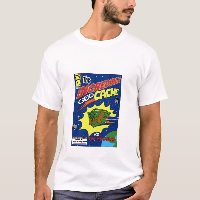 T-shirt Banda desenhada de Goecache (Frente)