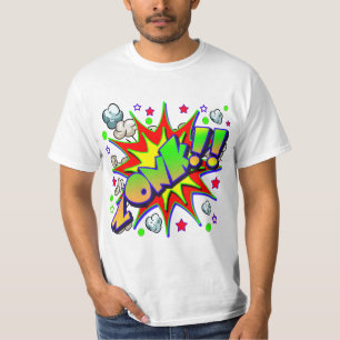T-shirt Banda desenhada ZONK do vetor