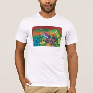 T-shirt Banda Funky do dinossauro
