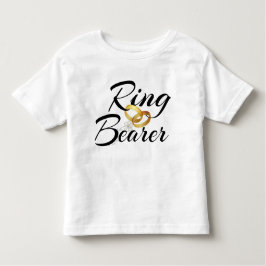 T-shirt Bandas de Casamento do Ring Bearer
