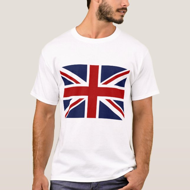 T-shirt Bandeira 3 de Inglaterra (Frente)