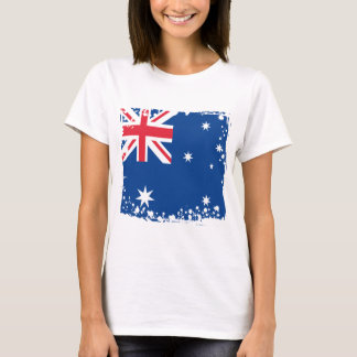 T-shirt Bandeira abstrata de Austrália, cores australianas