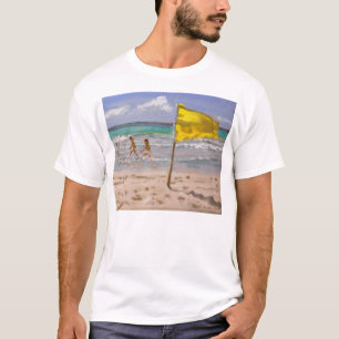 T-shirt Bandeira amarela Barbados 2010