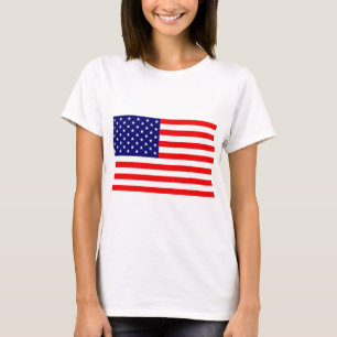 T-shirt Bandeira americana