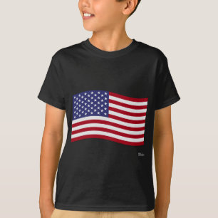 T-shirt Bandeira americana