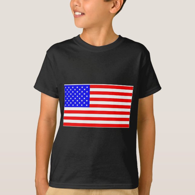 T-SHIRT BANDEIRA AMERICANA (Frente)