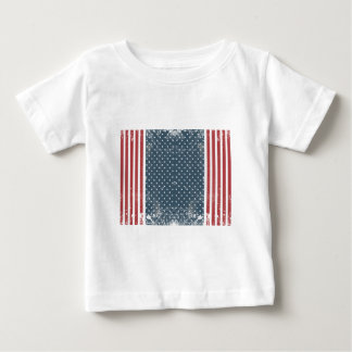 T-shirt bandeira americana vertical