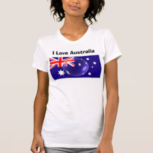 T-shirt Bandeira australiana