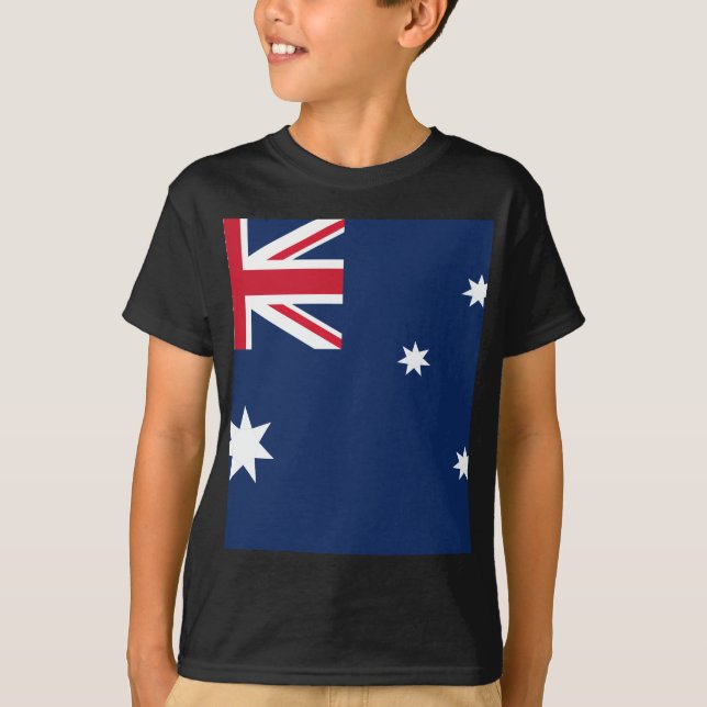 T-shirt bandeira australiana (Frente)