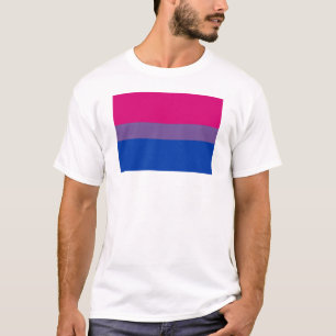T-shirt Bandeira bissexual básica