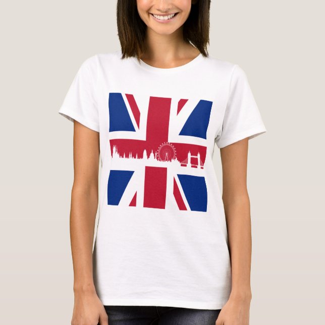 T-shirt Bandeira Britânica (Frente)