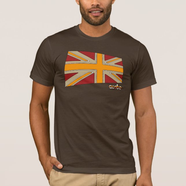 T-shirt Bandeira britânica (Frente)
