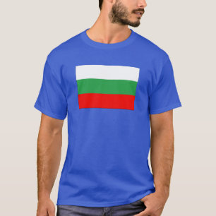 T-shirt Bandeira Bulgária