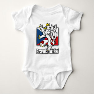 T-shirt Bandeira checa da brasão do leão